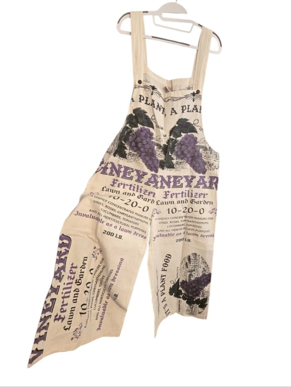 Vintage Sack Vineyard Overalls / One Size in EUC